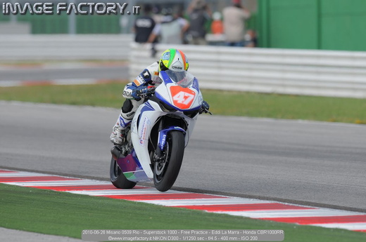 2010-06-26 Misano 0509 Rio - Superstock 1000 - Free Practice - Eddi La Marra - Honda CBR1000RR